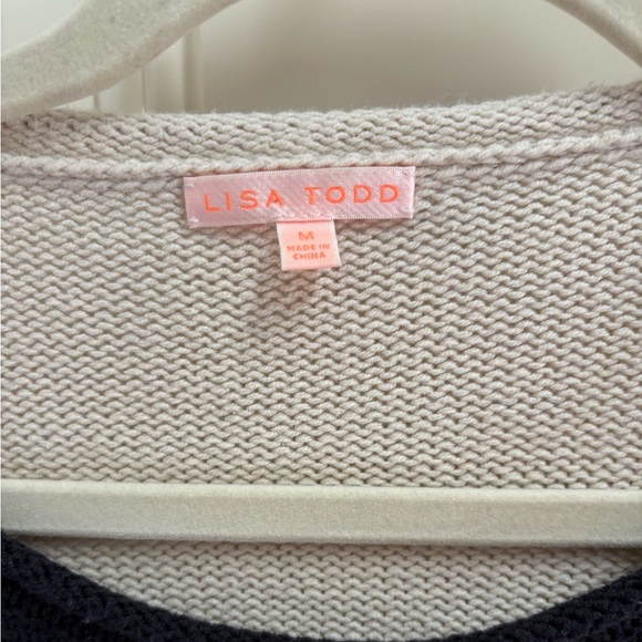 Lisa Todd Colorblock Sweater Size Medium - Picture 6 of 9